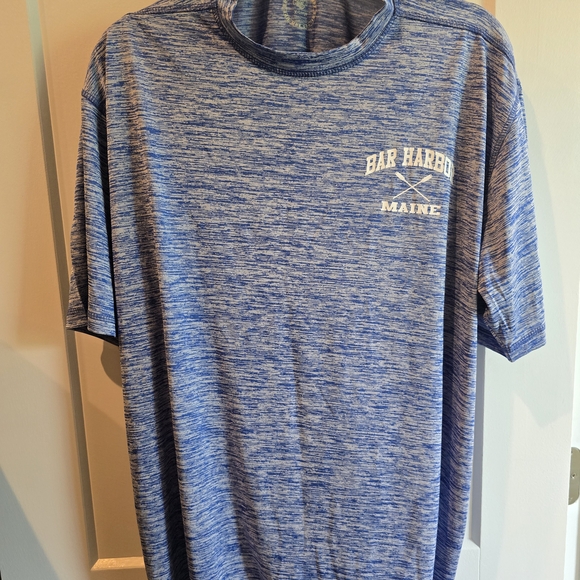 Bar Harbor Blue Short Sleeve Men's Tee - Picture 1 of 1